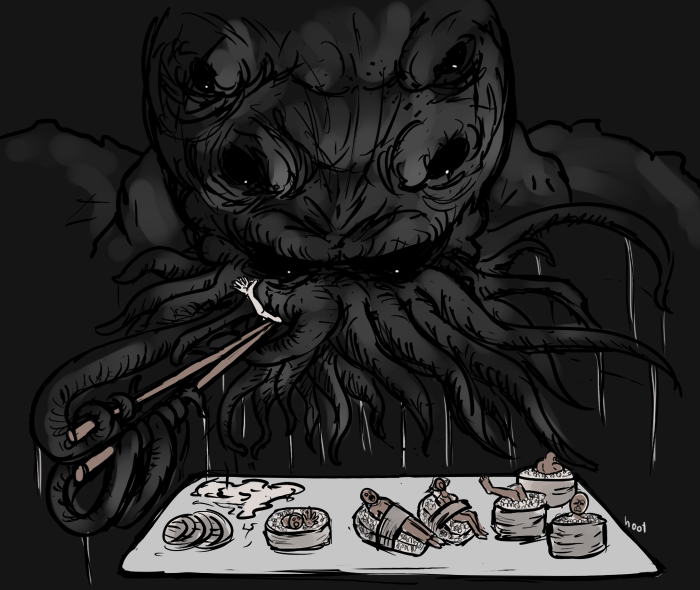 Cthulhu Eating Sushi.png